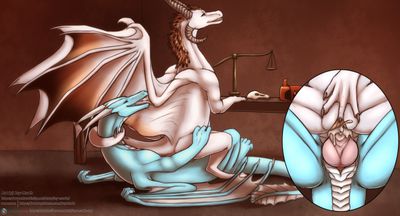 Albion and Serratia Having Sex
art by icy-marth
Keywords: dragon;dragoness;male;female;feral;M/F;penis;reverse_cowgirl;vaginal_penetration;closeup;spooge;icy-marth