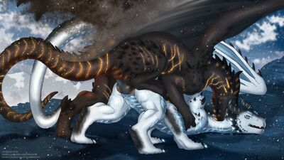 Canowicakte and Chenoa
art by icy-marth
Keywords: dragon;dragoness;male;female;feral;M/F;penis;from_behind;vaginal_penetration;icy-marth