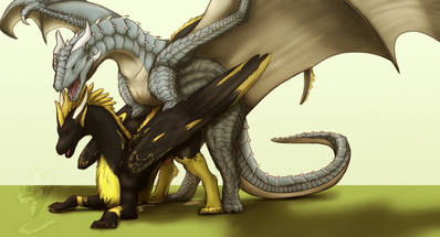 Drakes Breeding
art by icy-marth
Keywords: dragon;male;feral;M/M;penis;from_behind;anal;spooge;icy-marth