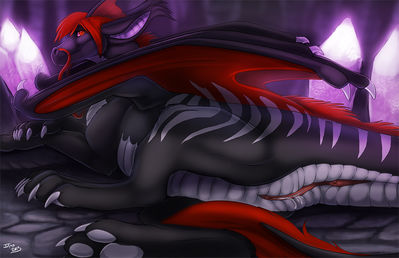 Lydia Dragoness Pinup
art by ifus
Keywords: dragoness;female;feral;solo;vagina;spooge;ifus