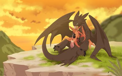 Dragon Needs
art by iguky-neky
Keywords: how_to_train_your_dragon;httyd;night_fury;toothless;dragon;feral;male;M/M;penis;anal;reverse_cowboy;spooge;iguky-neky