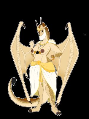 Thorn Veiled (Wings_of_Fire)
art by imaginespacedragons
Keywords: wings_of_fire;sandwing;thorn;dragoness;female;anthro;breasts;solo;imaginespacedragons