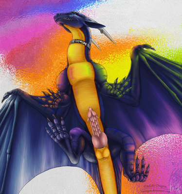 Rainbow Dragon
art by inereigan
Keywords: dragon;male;feral;solo;penis;inereigan