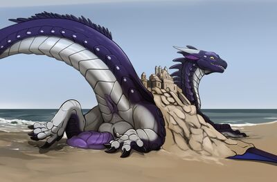 Beach Games
art by ishiru
Keywords: dragon;dragoness;male;female;feral;solo;penis;vagina;herm;presenting;beach;ishiru
