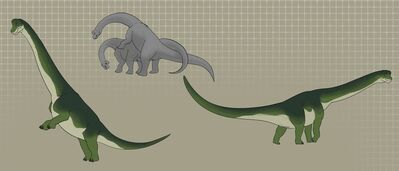 Brachiosaurs Mating
art by isqueiro
Keywords: dinosaur;sauropod;brachiosaurus;male;female;feral;M/F;solo;penis;from_behind;cloacal_penetration;isqueiro
