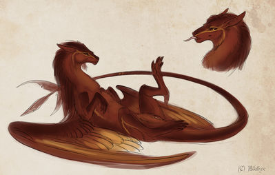 Ista
art by adalfyre
Keywords: dragoness;female;feral;solo;adalfyre