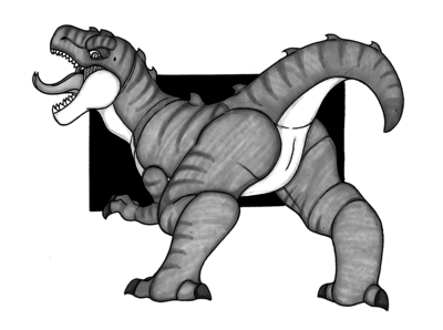 Rex
art by ivanks
Keywords: dinosaur;theropod;tyrannosaurus_rex;trex;female;anthro;solo;cloaca;ivanks