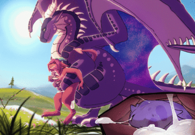 Nevula and Cera (Wings_of_Fire).gif
art by ivnis
Keywords: video;animated_gif;wings_of_fire;dungeons_and_dragons;rainwing;nightwing;hybrid;kobold;male;female;feral;anthro;M/F;penis;from_behind;vaginal_penetration;internal;ejaculation;spooge;ivnis