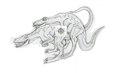 Raptor Yiff
art by jadedragon4
Keywords: dinosaur;theropod;raptor;male;female;anthro;feral;M/F;from_behind;penis;jadedragon4