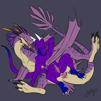 Feral Desires
art by jellybats
Keywords: dragon;male;feral;anthro;M/M;penis;cowgirl;anal;spooge;jellybats