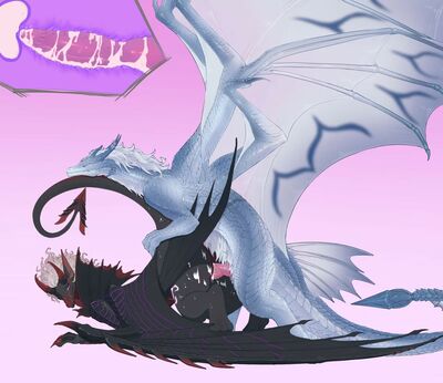 Dragons Mating
art by jiaoji
Keywords: dragon;dragoness;male;female;feral;M/F;penis;from_behind;vaginal_penetration;internal;spooge;jiaoji