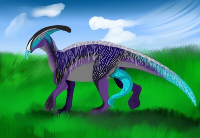 Parasaurolophus
art by ju-chan
Keywords: dinosaur;hadrosaur;parasaurolophus;male;feral;solo;penis;ju-chan