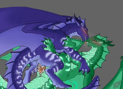 Indigo and Fathom (Wings_of_Fire)
art by kaptcha or benji
Keywords: wings_of_fire;seawing;fathom;indigo;dragon;dragoness;male;female;feral;M/F;penis;cowgirl;vaginal_penetration;spooge;kaptcha;benji