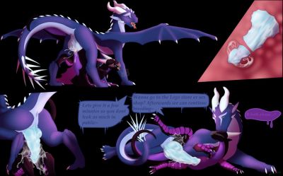 Valentine's Day (Wings_of_Fire)
art by king_quince
Keywords: wings_of_fire;icewing;rainwing;nightwing;hybrid;dragon;dragoness;male;female;feral;M/F;penis;from_behind;spoons;vaginal_penetration;internal;ejaculation;spooge;king_quince