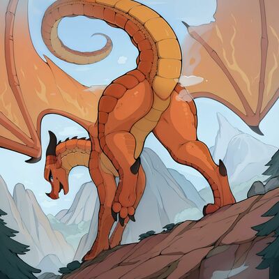 Peril (Wings_of_Fire)
art by koboldcollector
Keywords: wings_of_fire;skywing;peril;dragoness;female;feral;solo;cloaca;presenting;koboldcollector