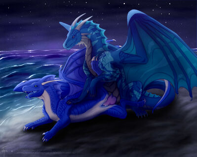 Beach Love
art by KristinaGoose
Keywords: dragon;dragoness;male;female;feral;M/F;penis;from_behind;vaginal_penetration;beach;spooge;KristinaGoose