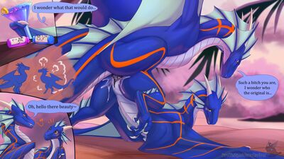 Wyverns Mating
art by kuribon
Keywords: dragon;dragoness;wyvern;male;female;feral;M/F;penis;from_behind;vaginal_penetration;spooge;beach;kuribon