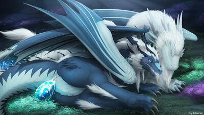 Avizandum and Queen_Zubeia
art by l.gecko
Keywords: dragon_prince;avizandum;queen_zubeia;dragon;dragoness;male;female;feral;M/F;cloaca;egg;oviposition;spooge;l.gecko