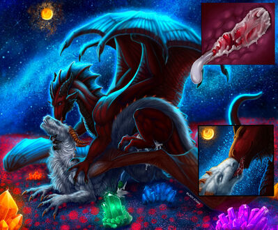 Starlight Night
art by ladystark
Keywords: dragon;male;feral;M/M;penis;from_behind;anal;internal;ejaculation;spooge;ladystark