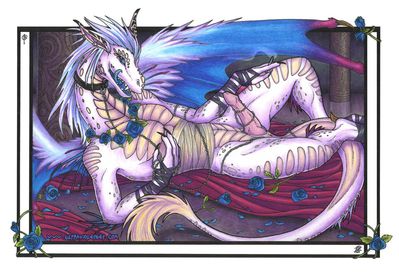 Lap of Luxury
art by ultraviolet
Keywords: dragon;male;anthro;solo;penis;ultraviolet