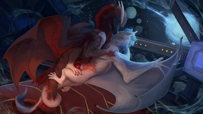 Deep Space
art by lin_fluffydragon
Keywords: dragon;male;feral;M/M;penis;missionary;anal;Lin_FluffyDragon