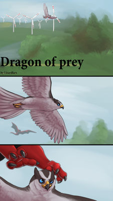 Dragon of Prey 1
art by lizardlars
Keywords: comic;dragon;avian;bird;goshawk;male;feral;non-adult;lizardlars