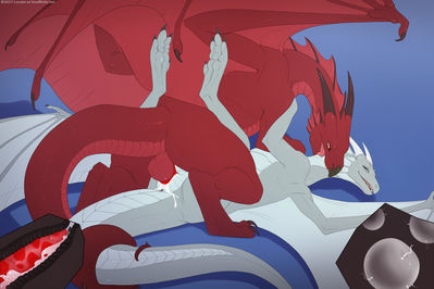 Mating Dragons
art by lunalei
Keywords: dragon;dragoness;male;female;feral;M/F;penis;missionary;vaginal_penetration;internal;spooge;lunalei