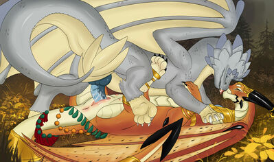 Sexy Domination
art by lunameowr
Keywords: dragon;dragoness;male;female;feral;M/F;penis;missionary;vaginal_penetration;spooge;lunameowr