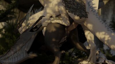 Nightwing Mounted (Wings_of_Fire)
art by LVL0
Keywords: wings_of_fire;nightwing;dragon;dragoness;male;female;feral;M/F;penis;from_behind;vaginal_penetration;cgi;LVL0