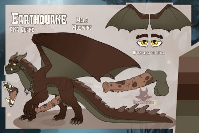 Earthquake Reference (Wings_of_Fire)
art by madamesunvaar
Keywords: wings_of_fire;mudwing;dragon;male;feral;solo;penis;reference;closeup;madamesunvaar