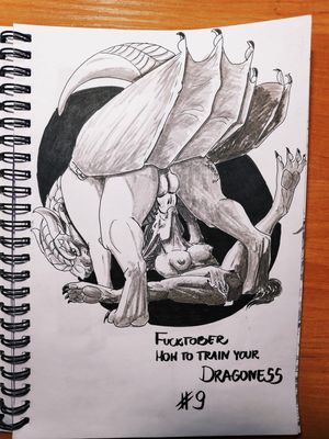 How To Train Your Dragoness
art by marioella
Keywords: dragon;male;feral;dragoness;female;anthro;breasts;M/F;penis;vagina;oral;fingering;masturbation;vaginal_penetration;spooge;marioella