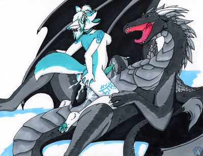 Dragon Rider
art by artica
Keywords: dragon;feral;furry;canine;anthro;breasts;male;female;herm;M/F;penis;cowgirl;spooge;artica