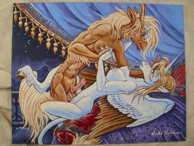 Dragon and Unicorn 2
art by vicky_wyman
Keywords: dragon;male;furry;equine;unicorn;male;female;anthro;breasts;M/F;penis;suggestive;vicky_wyman