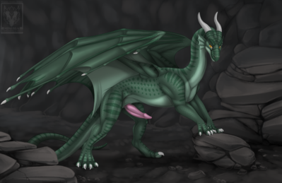 Hondra
art by minerea and pinkdragonlove
Keywords: dragon;male;feral;solo;penis;minerea;pinkdragonlove