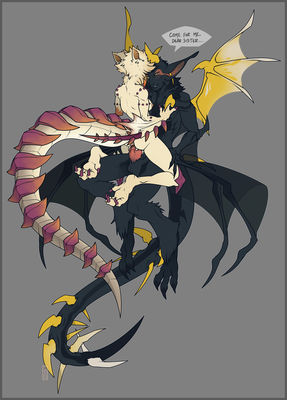 Anthro Barioth and Nargacuga
art by mise
Keywords: videogame;monster_hunter;dragon;dragoness;wyvern;barioth;nargacuga;male;female;anthro;breasts;cowgirl;penis;mise