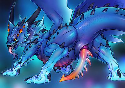 Xeno-jiiva
art by missyazriel
Keywords: videogame;monster_hunter;dragon;xeno-jiiva;male;feral;solo;penis;missyazriel