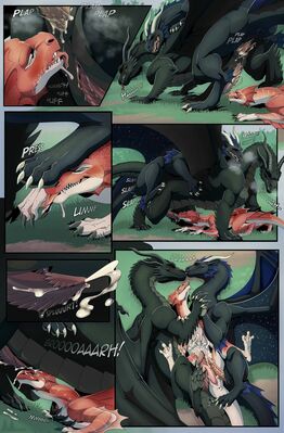 Vacation For Three, page 5
art by molnyshko
Keywords: comic;dragon;male;feral;M/M;threeway;penis;from_behind;anal;oral;double_penetration;ejaculation;closeup;spooge;molnyshko