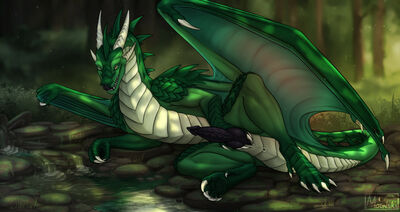 Evergreen
art by moonski
Keywords: dragon;male;feral;solo;penis;moonski