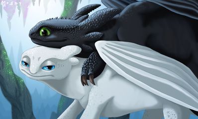 Toothless Mounting Nubless
art by mosny
Keywords: how_to_train_your_dragon;httyd;night_fury;toothless;nubless;dragon;dragoness;male;female;anthro;M/F;from_behind;suggestive;mosny