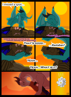 Never Miss A Sunrise (page 15)
art by rastaban
Keywords: comic;dragon;anthro;dragoness;female;feral;M/F;suggestive;rastaban