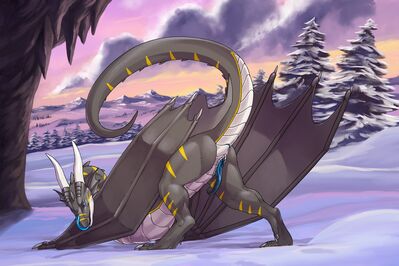 Icicle in its Element
art by nitrods
Keywords: dragon;wyvern;male;feral;solo;penis;presenting;nitrods