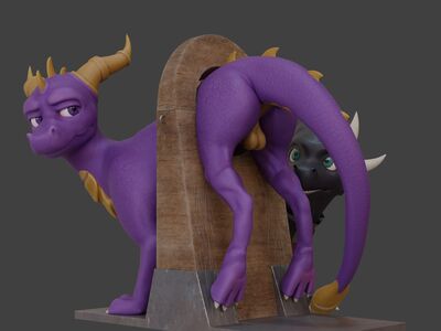 Purple Stocking
art by no-name-no-problem
Keywords: videogame;spyro_the_dragon;cynder;spyro;dragon;dragoness;male;female;feral;M/F;solo;penis;bondage;suggestive;no-name-no-problem