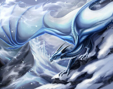 Beyond the Realm (Wings_of_Fire)
art by nsst
Keywords: wings_of_fire;icewing;dragon;feral;solo;non-adult;nsst