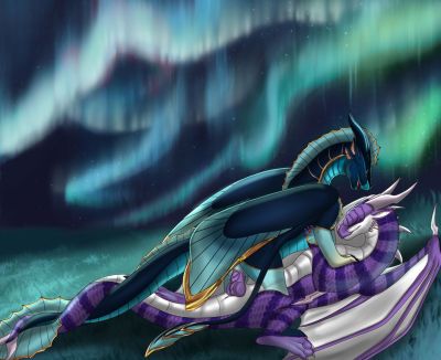 Northern Lights
art by nymera
Keywords: dragon;dragoness;male;female;feral;M/F;penis;cowgirl;vaginal_penetration;nymera