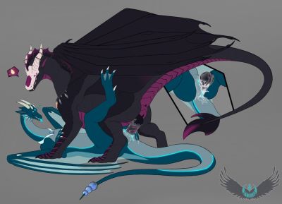 Aysu and Virul
art by nyxius
Keywords: dragon;dragoness;male;female;feral;M/F;penis;missionary;vaginal_penetration;closeup;spooge;nyxius