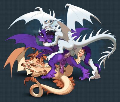 Dusk (Wings_of_Fire)
art by olivecow
Keywords: wings_of_fire;sandwing;icewing;dragon;male;feral;M/M;threeway;penis;from_behind;missionary;anal;olivecow