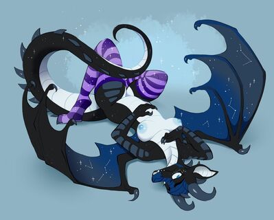 Anthro Selene (Wings_of_Fire)
art by olive_cow
Keywords: wings_of_fire;nightwing;dragoness;female;anthro;breasts;solo;lingerie;suggestive;olivecow