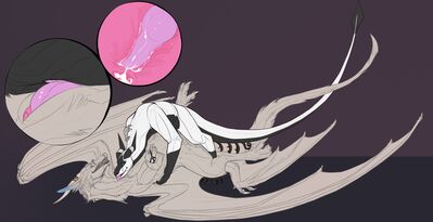 Malik and Silvanis
art by ore4
Keywords: dragon;dragoness;male;female;feral;M/F;penis;missionary;vaginal_penetration;internal;ejaculation;spooge;closeup;ore4