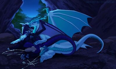 Cave Drakes
art by owl_light
Keywords: dragon;male;feral;M/M;penis;hemipenis;spoons;ejaculation;anal;spooge;owl_light
