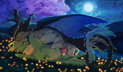 Under The Moon
art by owl_light
Keywords: how_to_train_your_dragon;httyd;night_fury;dragon;dragoness;male;female;feral;M/F;penis;missionary;vaginal_penetration;spooge;owl_light